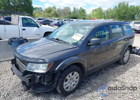 2015 Dodge Journey American Value Pkg z USA, uszkodzony, nr VIN 3C4PDCAB4FT654791